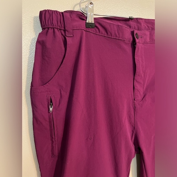 Arctix Womens Purple Convertible Zip Of Legs Active Wear Stretch Pants Size 1X - Picture 7 of 16